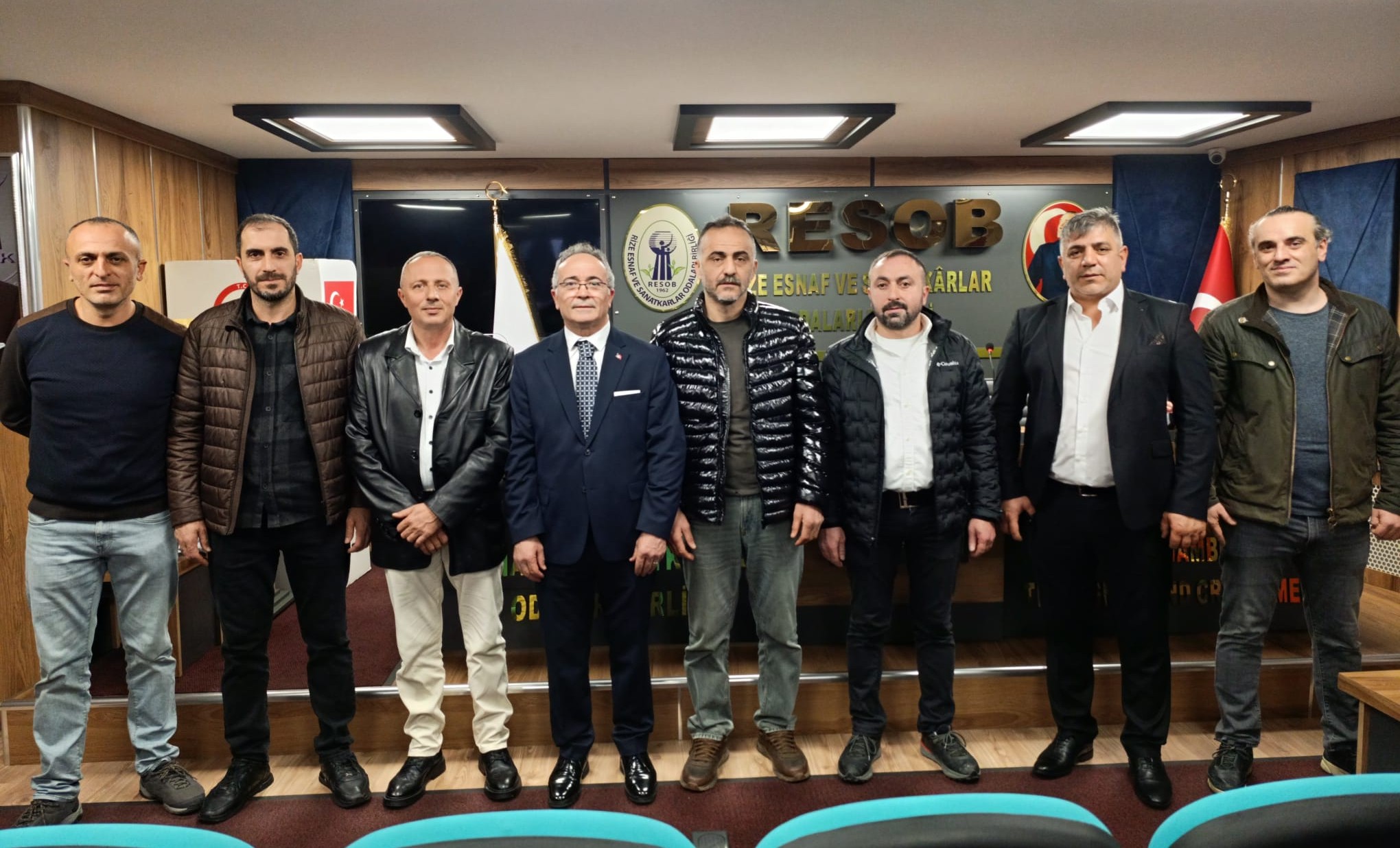 Rize Kahveciler Odası olağan genel kurulu yapıldı. Tek listeyle gidilen