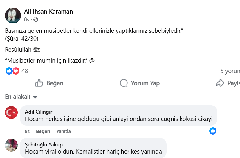 ÖZEL HABER | Gençağa Karafazlı TRABZON – Trabzon’da dün gece