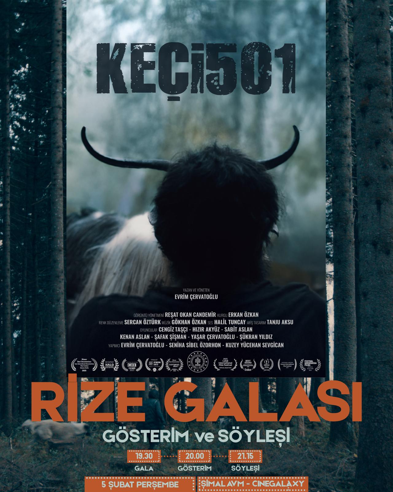 EÇİ501 BELGESEL FİLMİNİN RİZE GALASI GERÇEKLEŞTİRİLİYOR HABER: Selda KARAFAZLI (RİZE)-