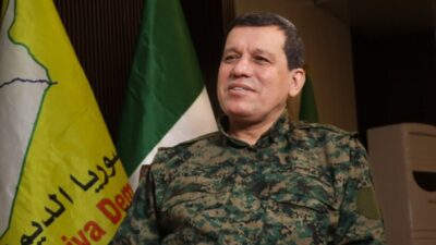 Suriye Demokratik Güçleri (SDG) Genel Komutanı Mazlum Abdi, Halep’in Eşrefiyê