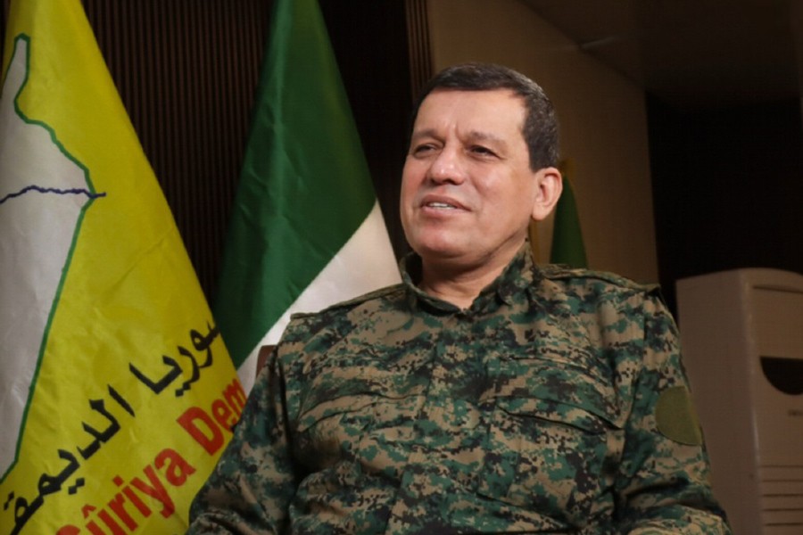 Suriye Demokratik Güçleri (SDG) Genel Komutanı Mazlum Abdi, Halep’in Eşrefiyê