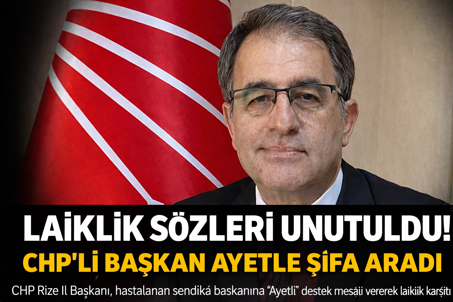 CHP’li İl Başkanından Bilimi Yok Sayan Mesaj: Şifayı Doktorda Değil