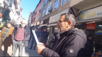 Ezilenlerin Sosyalist Partisi’ne yönelik gözaltı ve tutuklamalar Fındıklı’da protesto edildi