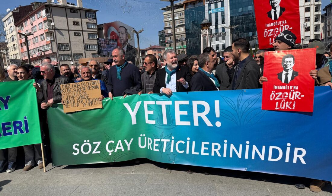 HABER:Gençağa Karafazlı (RİZE)- Rize’de çay üreticileri ve çeşitli siyasi parti temsilcileri,