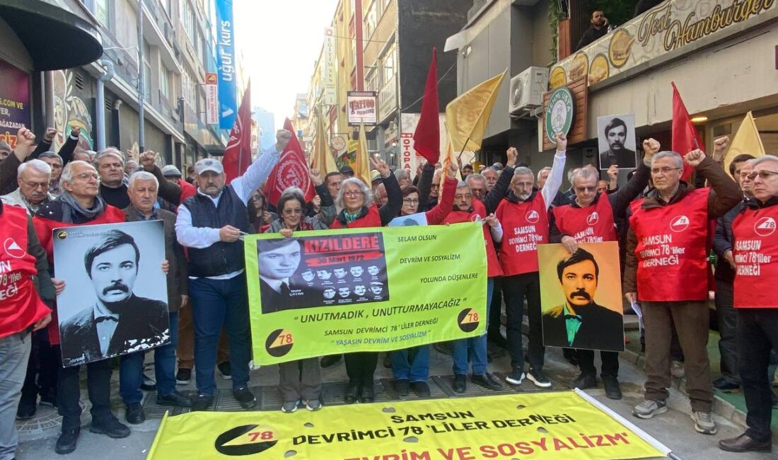 Haber: Mehmet Rebii Özdemir (SAMSUN) – Samsun’da Devrimci 78’liler Derneği’nin