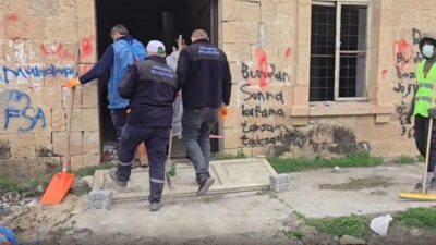 Tarihi binaya yapılan çirkin saldırıya belediye başkanından sert tepki ”