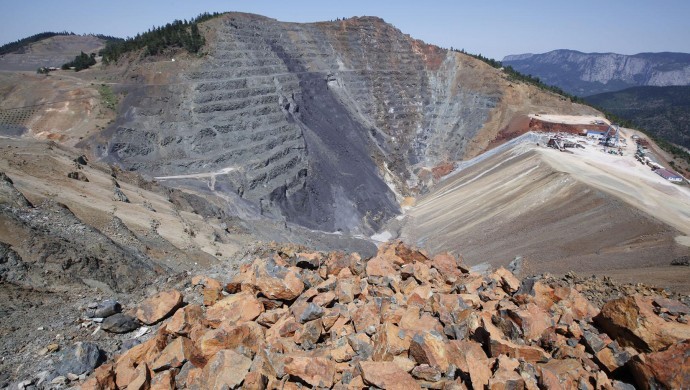 KASTAMONU – Cengiz Holding’e ait Eti Bakır tarafından Küre ilçesinde işletilen