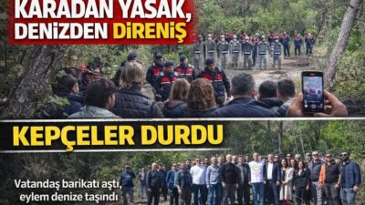 Muğla’nın Fethiye ilçesine bağlı Göcek Mahallesi’ndeki Osmanağa Günlüklü Koyu’nda iş