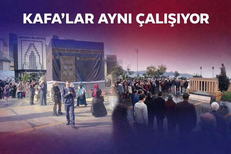 Evet, tam da mesele bu: Eleştirdiğinin aynısını başka bir simgeyle
