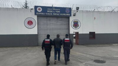 Rize İl Jandarma Komutanlığı tarafından 03.04.2026 tarihinde, aranan şahısların yakalanmasına