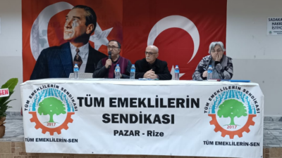 Tüm Emeklilerin Sendikası Pazar Şubesi 1. Olağan Genel Kurulunu GerçekleştirdiHaber: