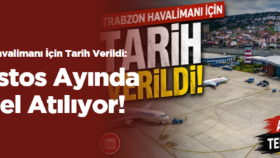 Haber: Ayşenur Arslan Trabzon için hayati önem taşıyan dev ulaşım