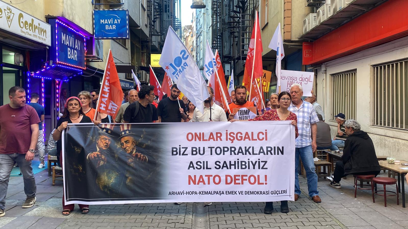 Hopa’lı Eşkiyalar  NATO’yu protesto etti:  Onlar işgalci, biz bu toprakların