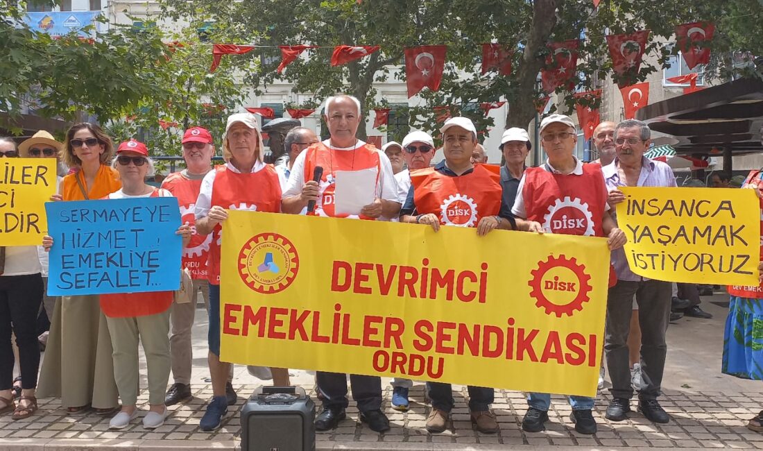 Ordu’da Emeklilerden Ek Zam Talebi: “Sermayeye Hizmet, Emekliye Sefalet” HABER: