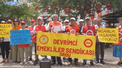 Ordu’da Emeklilerden Ek Zam Talebi: “Sermayeye Hizmet, Emekliye Sefalet” HABER: