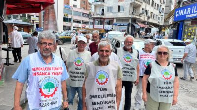 Pazar’da Emekli Platformundan Enflasyon Açıklaması Haber: Gençağa KARAFAZLI (RİZE) –
