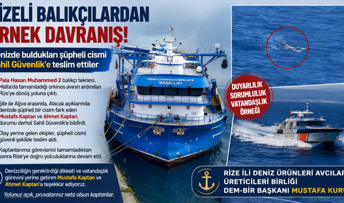RİZE – Rize İli Deniz Ürünleri Avcıları Üreticileri Birliği (DEM-BİR)