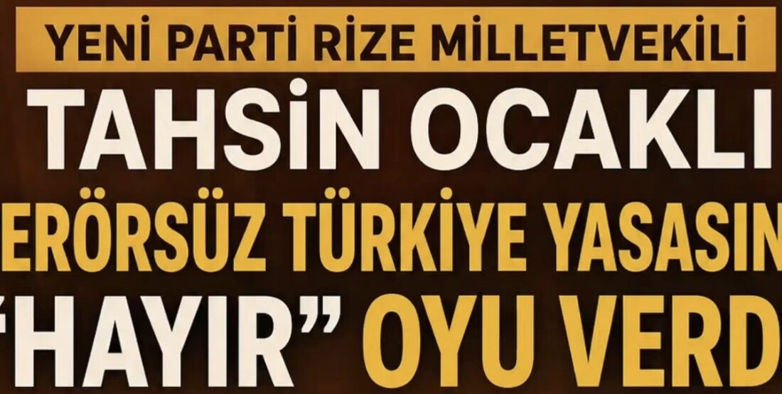 Tahsin Ocaklı’dan “Evet-Hayır” Oyuna Açıklama: “Kurumsal Oyumuz Evet, Bireysel Oyum