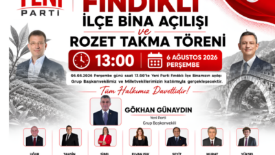 HABER:Gençağa KARAFAZLI (RİZE) -Yeni Parti Fındıklı ilçe teşkilatı hizmet binası