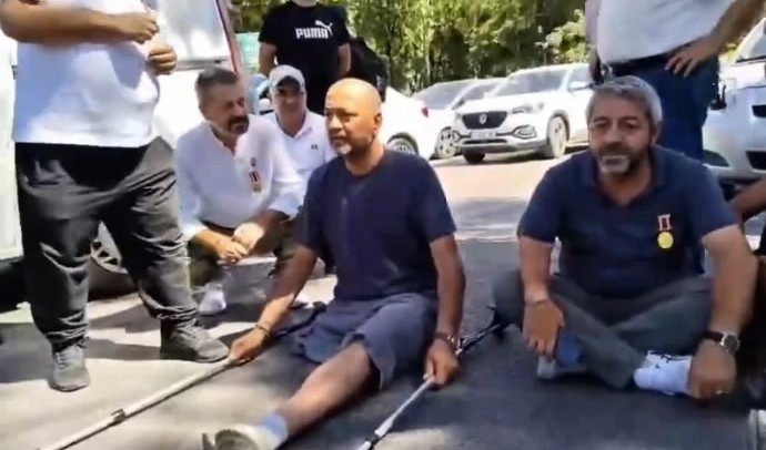 Özlük hakları için Ankara’da MSB önünde açıklama yapmak isteyen gaziler