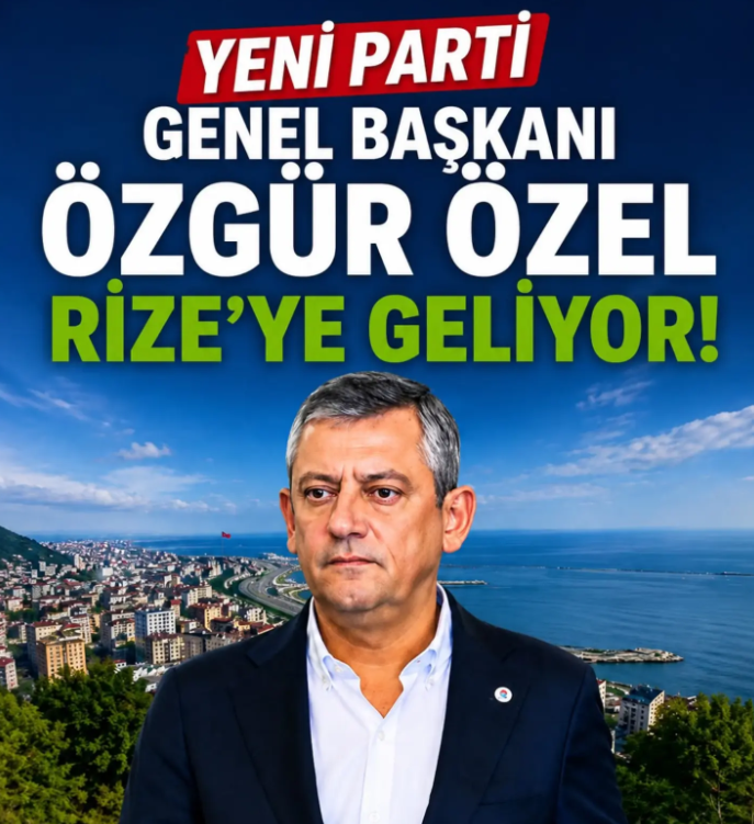 Yeni Parti Genel Başkanı Özgür Özel parti kuruluşundan sonra ilk