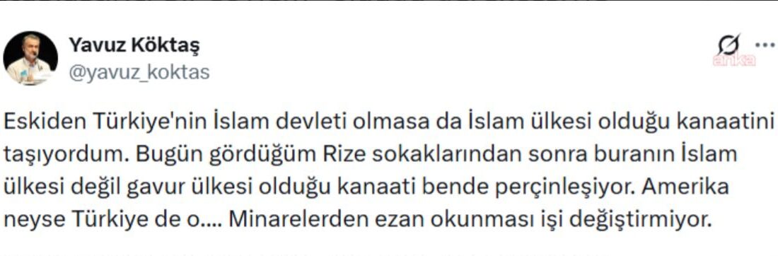 SANCAK’TAN KÖKTAŞ’A SERT ÇIKIŞ: “RİZE’Yİ GAVUR ÜLKESİNE BENZETMEK NE DEMEK?