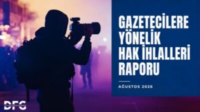 AMED – Ağustos ayında gazetecilere dönük baskıların devam ettiğine dikkat çeken
