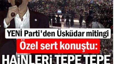 Üsküdar Belediye Başkanı Sinem Dedetaş’ın tutuklanması ve yönetimin el değiştirmesinin
