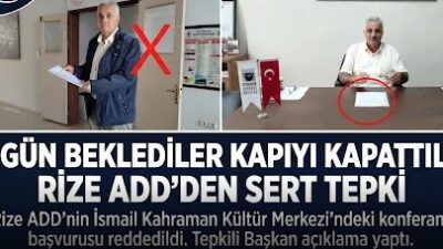 ADD Rize’den İsmail Kahraman Kültür Merkezi tepkisi: “Bu artık salon