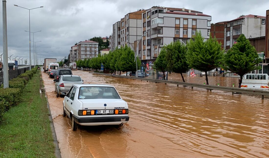 HABER.GENÇAĞA KARAFAZLI (RİZE)- Doğu Karadeniz Bölgesi’nde dün akşam saatlerinden itibaren başlayan