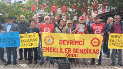 DEV EMEKLİ SEN, “EMEĞİMİZİ, ONURUMUZU ÇALDIRMAYACAĞIZ!” HABER:COŞKUN ÖZBUCAK Devrimci Emekli