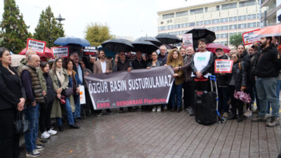 Eskişehir’de gazeteciler ve Eskişehir Emek ve Demokrasi Platformu bileşenleri, Halk